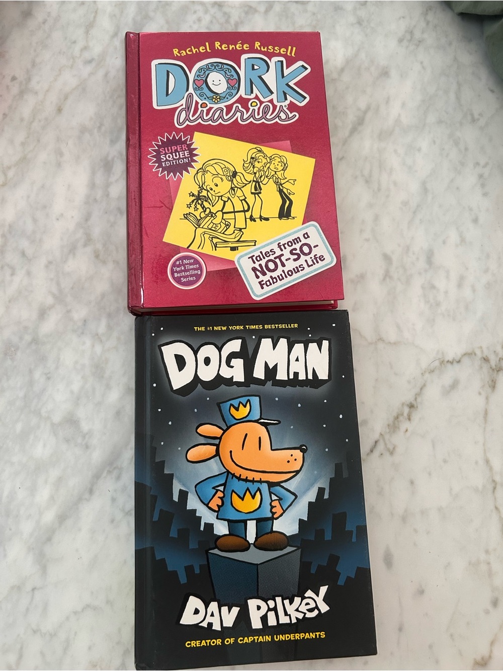 Dog Man and Dork Diaries Hardcover Books
